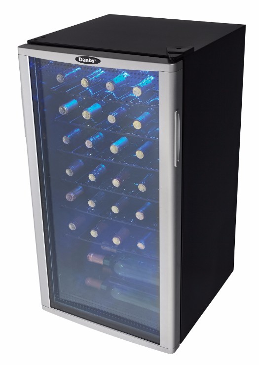 whirlpool 35 bottle freestanding wine cooler