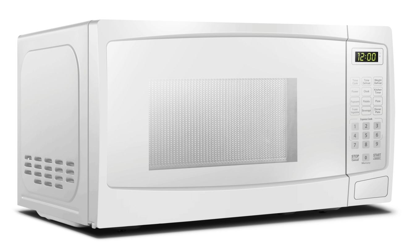 Dbmw0920bww Danby 0 9 Cu Ft White Microwave With Convenience Cooking Controls En