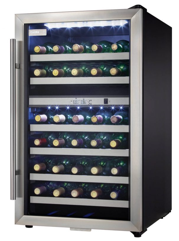 DWC114BLSDD Danby Designer 38 Bottle Wine Cooler ENUK