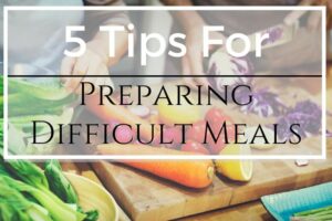 5 Tips For Preparing Difficult Meals Careful meal preparation is one of the top tips when it comes to saving yourself time during the week. You can easily dedicate a chunk of a Sunday to prepare your meals for the week. That way, you only have to grab and go or reheat as needed during your busy week. 5 Tips For Preparing Difficult Meals While meal preparation is a great habit to engage in, what happens when it is time to cook a difficult meal? Cooking does not have to be complicated, even though many feel it is. The good news is that there are a few things you can do when preparing any meal that will make the process easier for you. You will be cooking like a master chef before you know it! Read Before You Begin Before you start cooking, read the entire recipe. This will help give you an understanding of when you need each ingredient, if you have to do any steps in advance, and how long everything should take you. Essentially, reading the entire recipe ensures you are not surprised by anything you will need to do when preparing the meal. Gather All Ingredients Do not leave all the ingredients in your refrigerator or cupboards while cooking. Before beginning, gather everything needed and set it out on your cooking space. This way, everything will be at your fingertips and you won’t need to search for anything. This is also a great time to read the recipe. As mentioned, this also makes preparing difficult meals easier. Prep Ingredients In Advance Did you know that you can actually do some meal preparation before the bulk of the cooking? This will make things easier in the long run, especially when it comes to keeping up with the recipe itself. Whenever possible, prep some ingredients in advance. This often includes chopping or dicing vegetables, mixing spices, and even slicing some meat. When you prepare ingredients before cooking, you only have to dump the vegetables, spices, et cetera in your pot to boil, pan to fry, or in the oven to roast—whatever the recipe requires. It won’t be necessary to rush chopping your vegetables before the meat is done, and if you need to use a spice blend as soon as your meat goes in the pan, it’s ready to go. Consult As You Go While reading your recipe in its entirety before you begin is a good idea, do not just read it once and cook from memory. Consult the recipe on a regular basis, especially if you are working through a particularly complicated step. We would also recommend reading two steps beyond the one you are currently on, just as a preview of what is coming up. Remember To Breathe Sometimes when people are attempting to cook a difficult meal, they find themselves overwhelmed. Unfortunately, becoming overwhelmed while cooking simply increases the chances of making an error. If you find yourself stressed out while cooking, take a moment to breathe and relax. If it helps, review the recipe. Just center yourself and move forward once you gather your emotions. It also helps to do this right before a complicated step, or at a moment where you cannot stop, like when constantly stirring a sauce. Now you have all the skills you need to make that recipe you have been eyeing for some time now. Get cooking! Image: rawpixel / 123RF Stock Photo